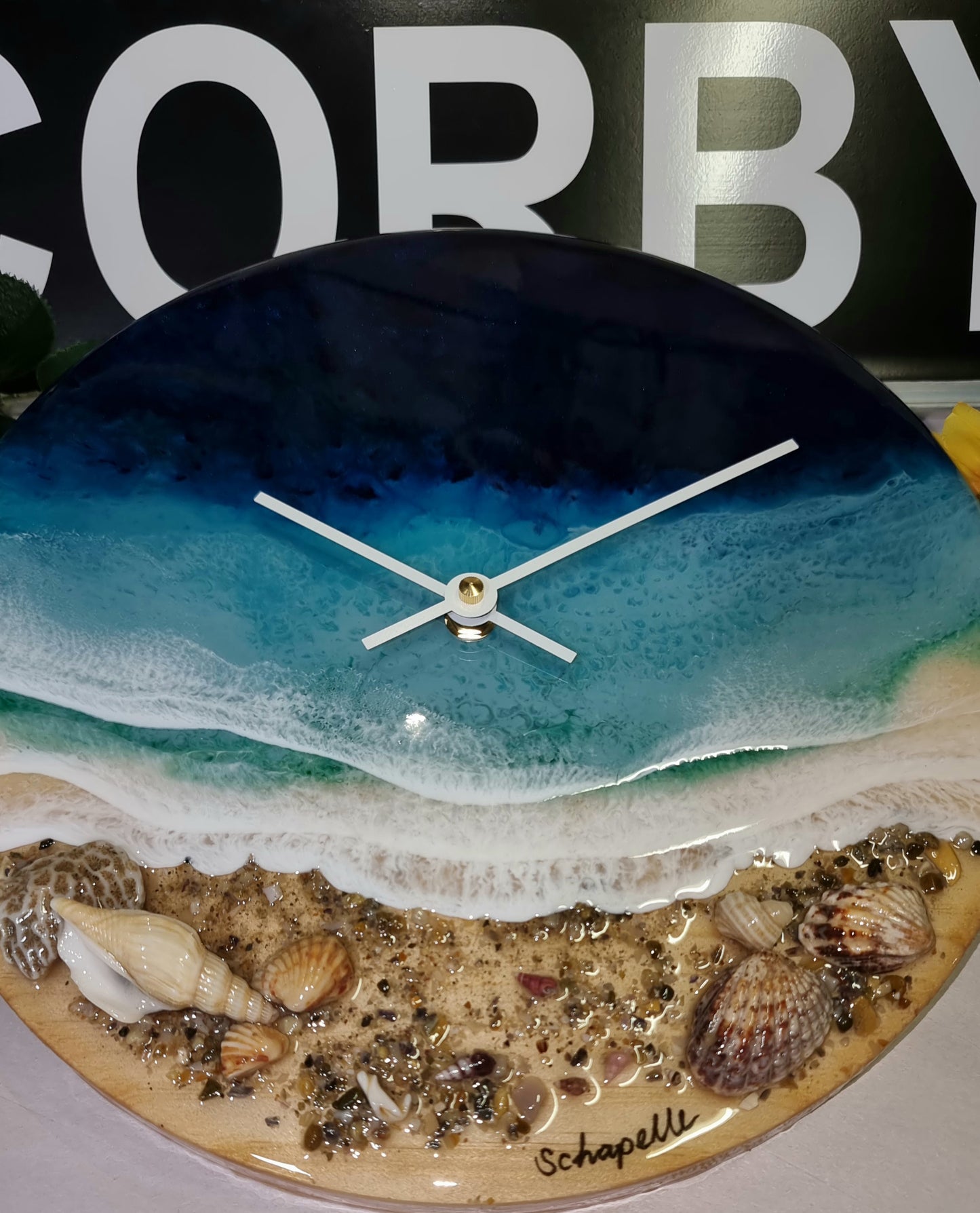 Epoxy Resin Wall Clock Regular (ab1377)