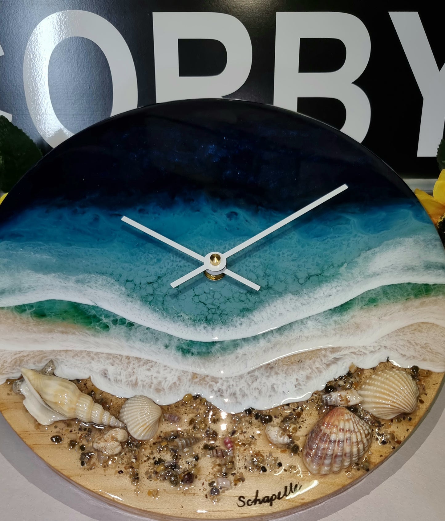 Epoxy Resin Wall Clock Regular (ab1376)