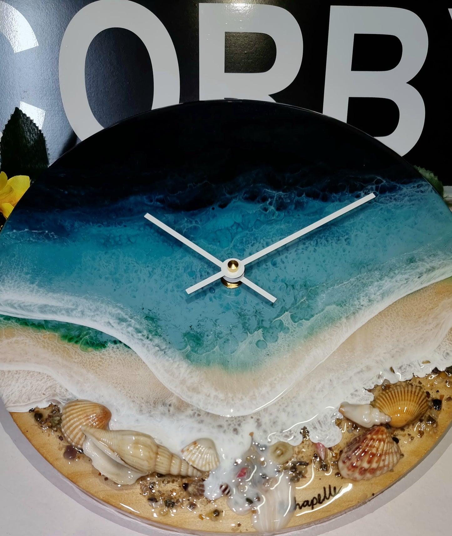 Epoxy Resin Wall Clock Regular (ab1383)