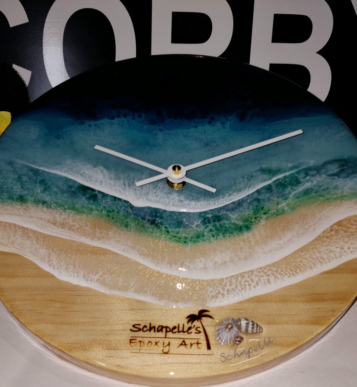 Epoxy Resin Wall Clock Regular (ab1388)