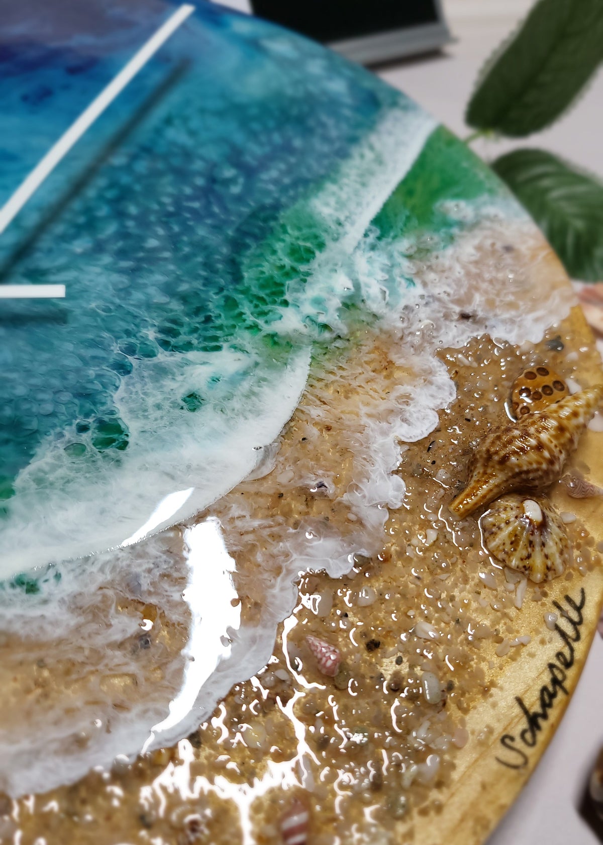 Epoxy Resin Wall Clock Regular (ab1805)