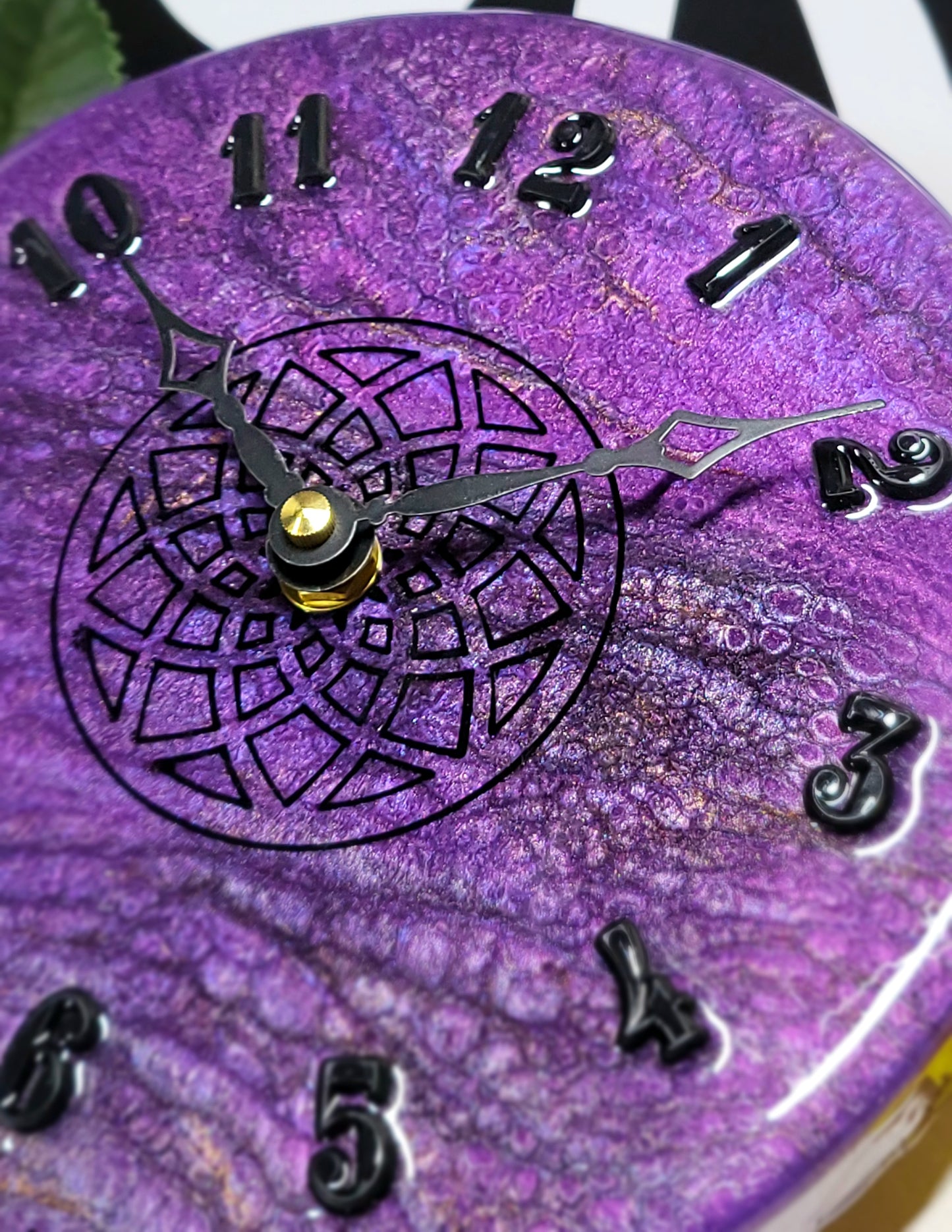 Epoxy Resin Wall Clock Small (ab1719)