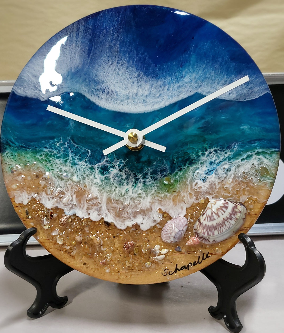 Epoxy Resin Wall Clock Small (ab1767)