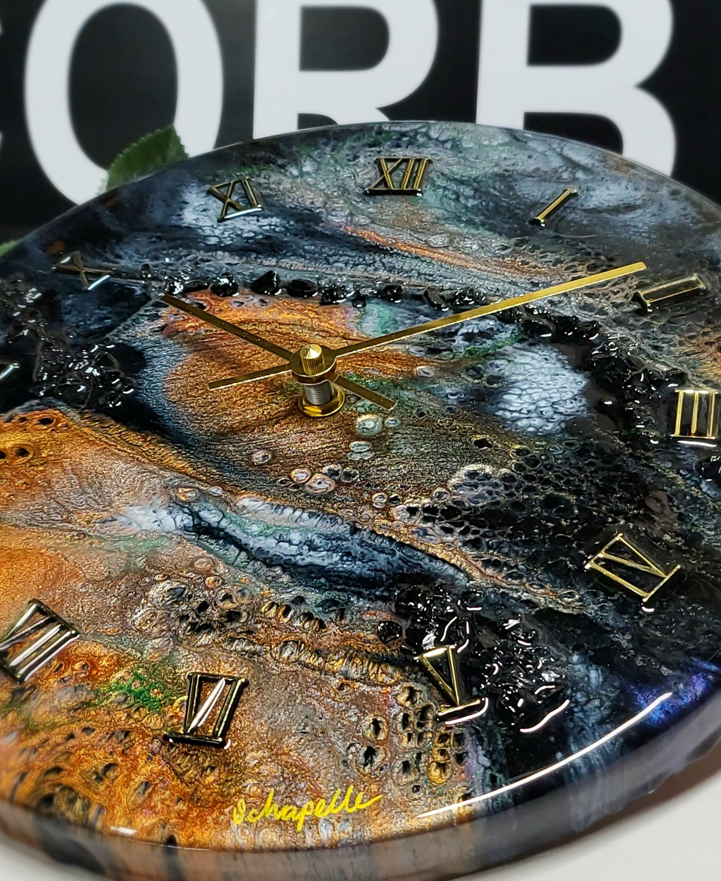 Epoxy Resin Wall Clock Regular (ab1739)