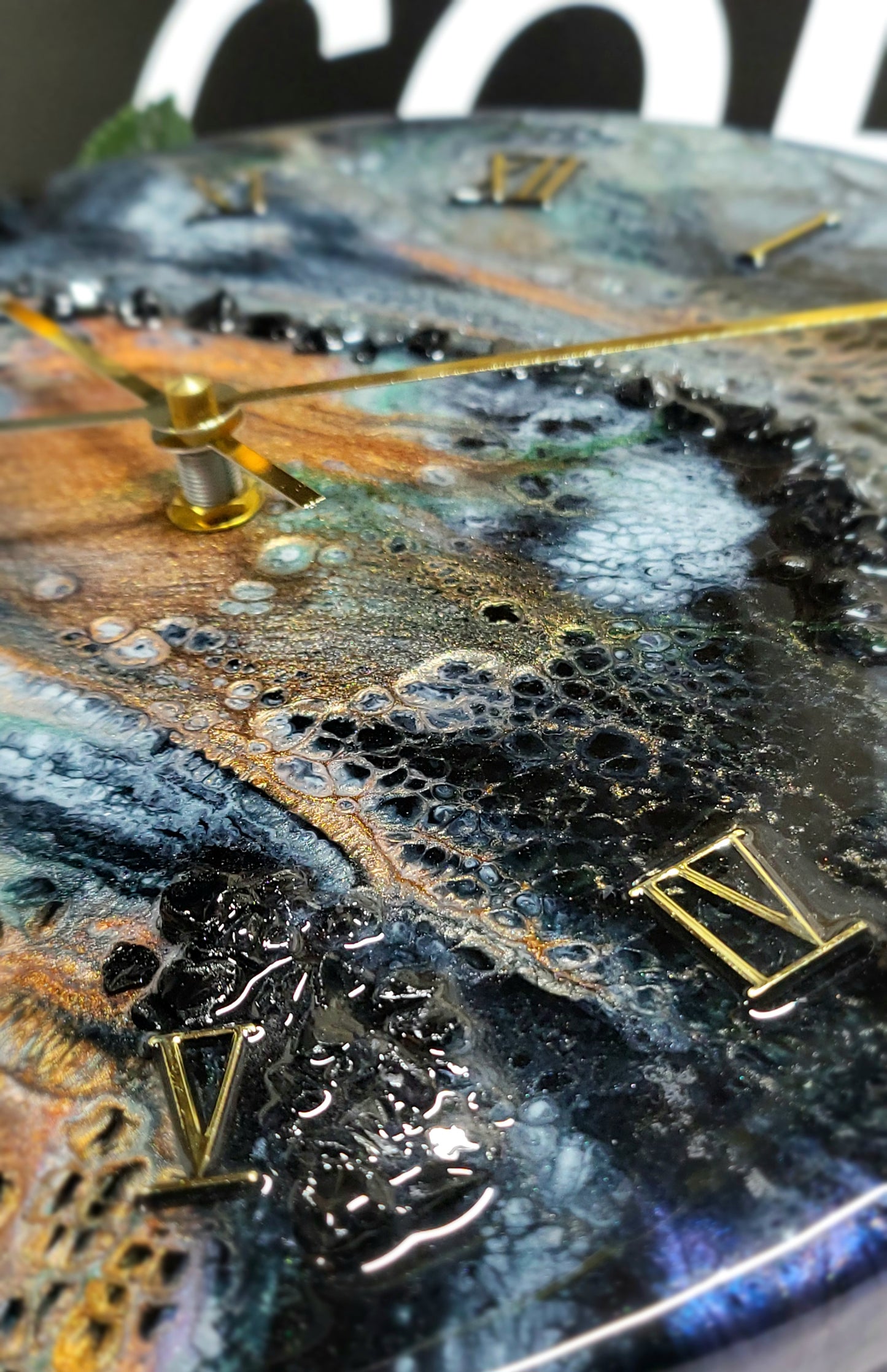 Epoxy Resin Wall Clock Regular (ab1739)