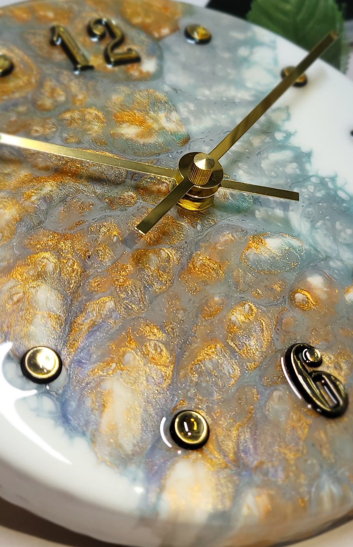 Epoxy Resin Wall Clock Small (ab1796)