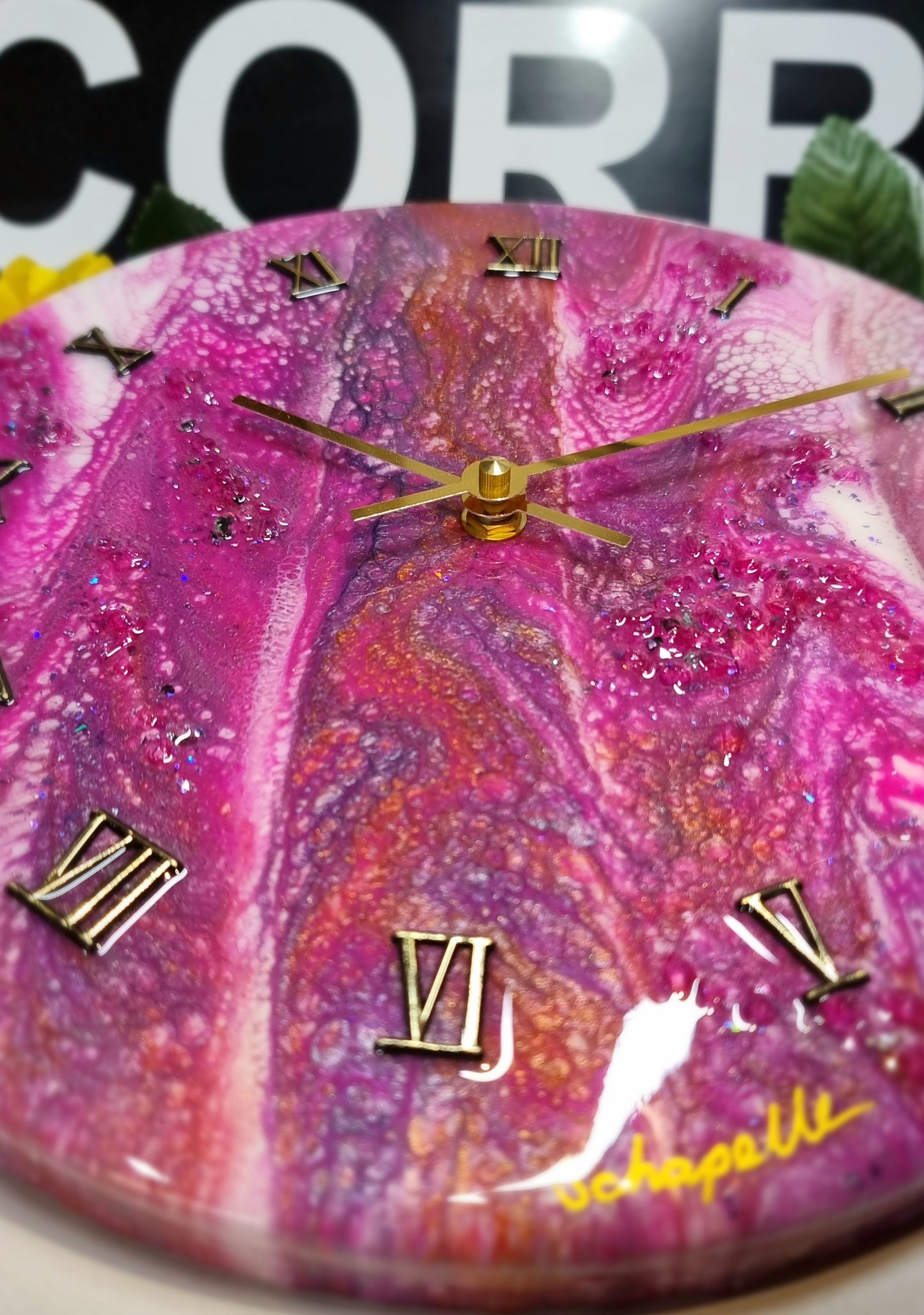 Epoxy Resin Wall Clock Regular (ab1659)