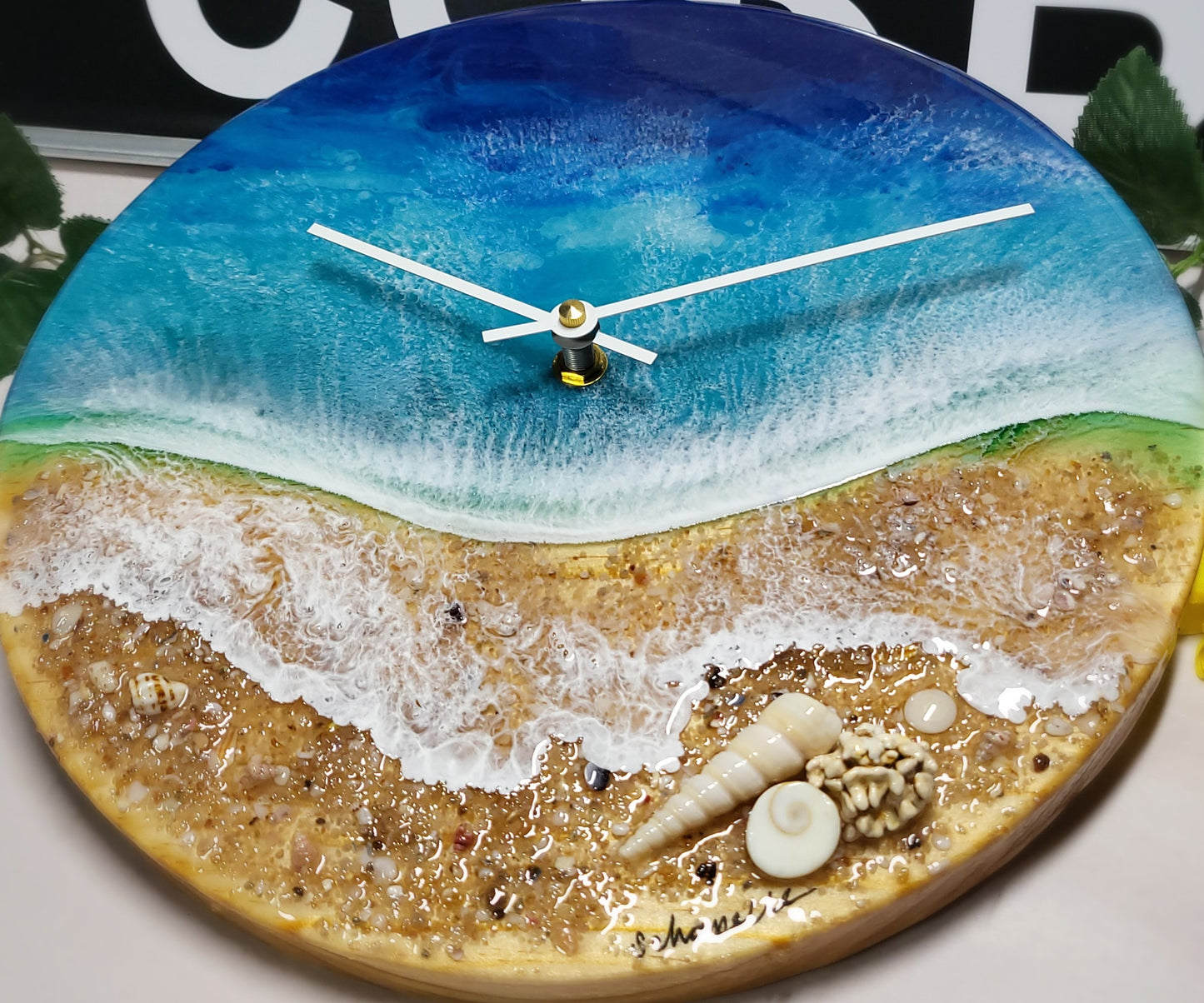 Epoxy Resin Wall Clock Regular (ab1742)