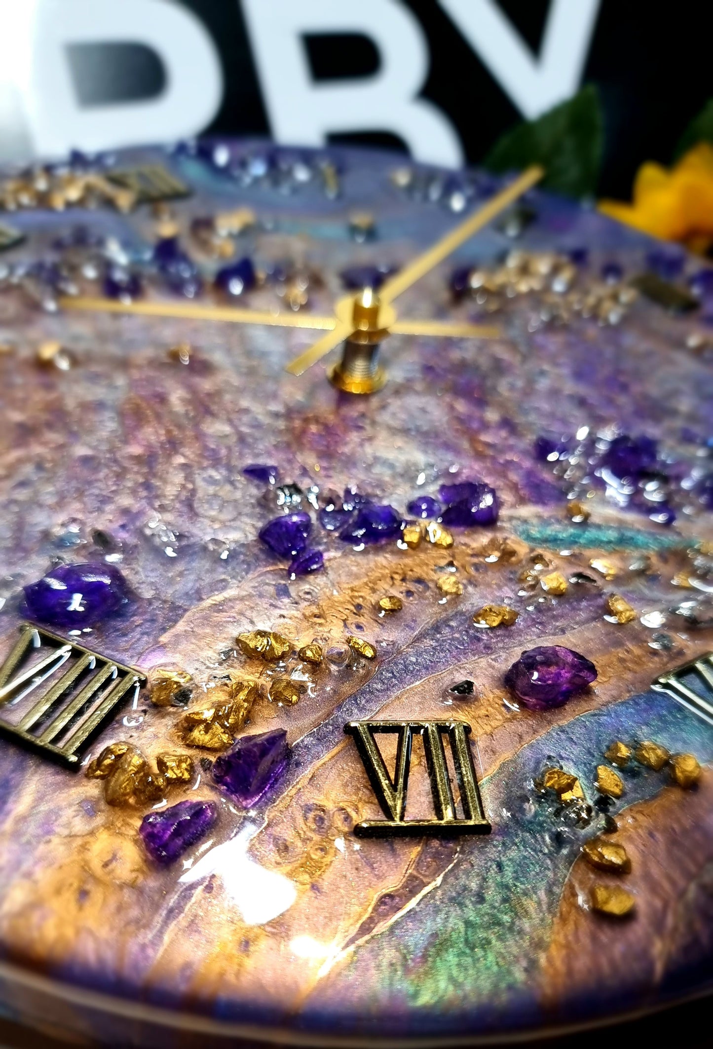 Epoxy Resin Wall Clock Regular (ab1626)