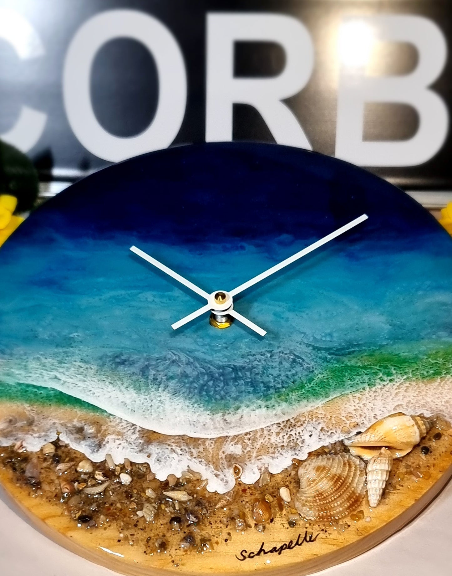 Epoxy Resin Wall Clock Regular (ab1477)