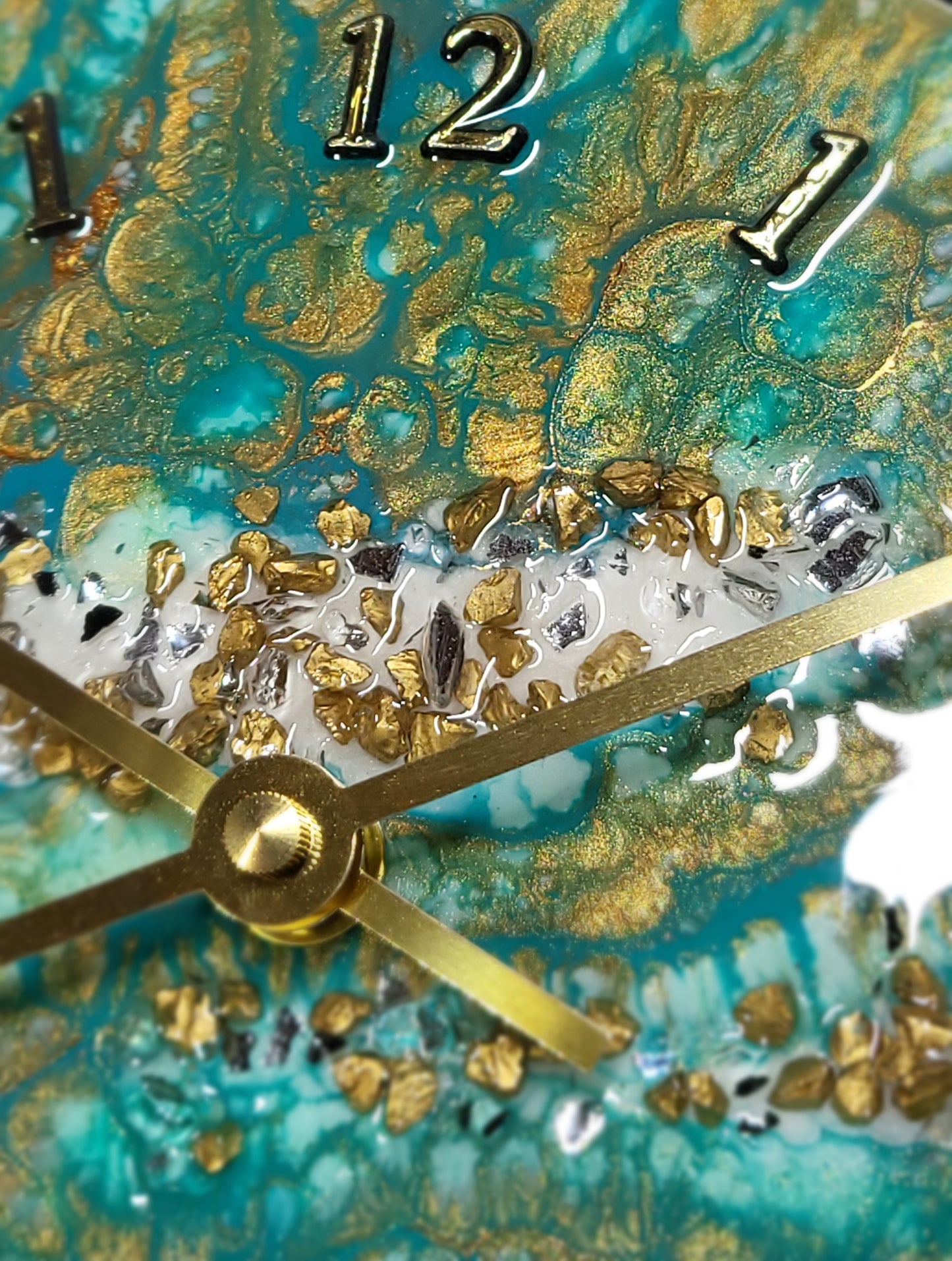 Epoxy Resin Wall Clock Small (ab1747)