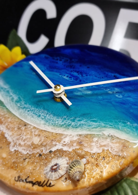Epoxy Resin Wall Clock Small (ab1653)