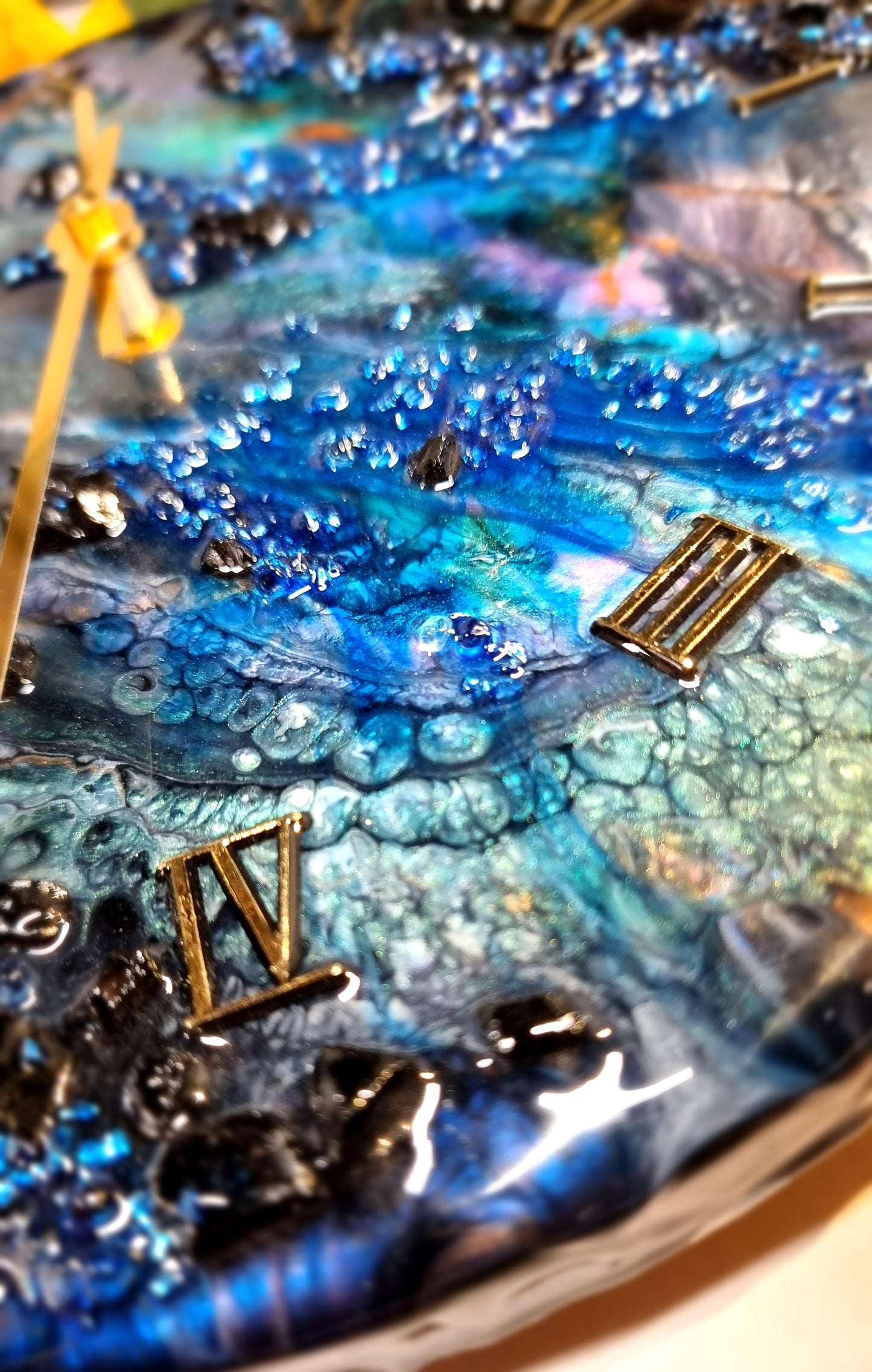 Epoxy Resin Wall Clock Regular (ab1629)