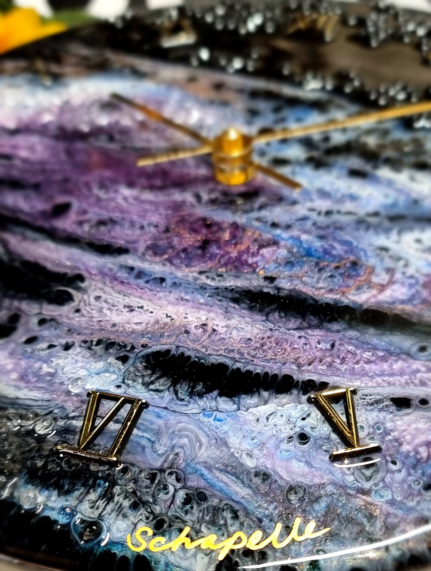 Epoxy Resin Wall Clock Regular (ab1642)