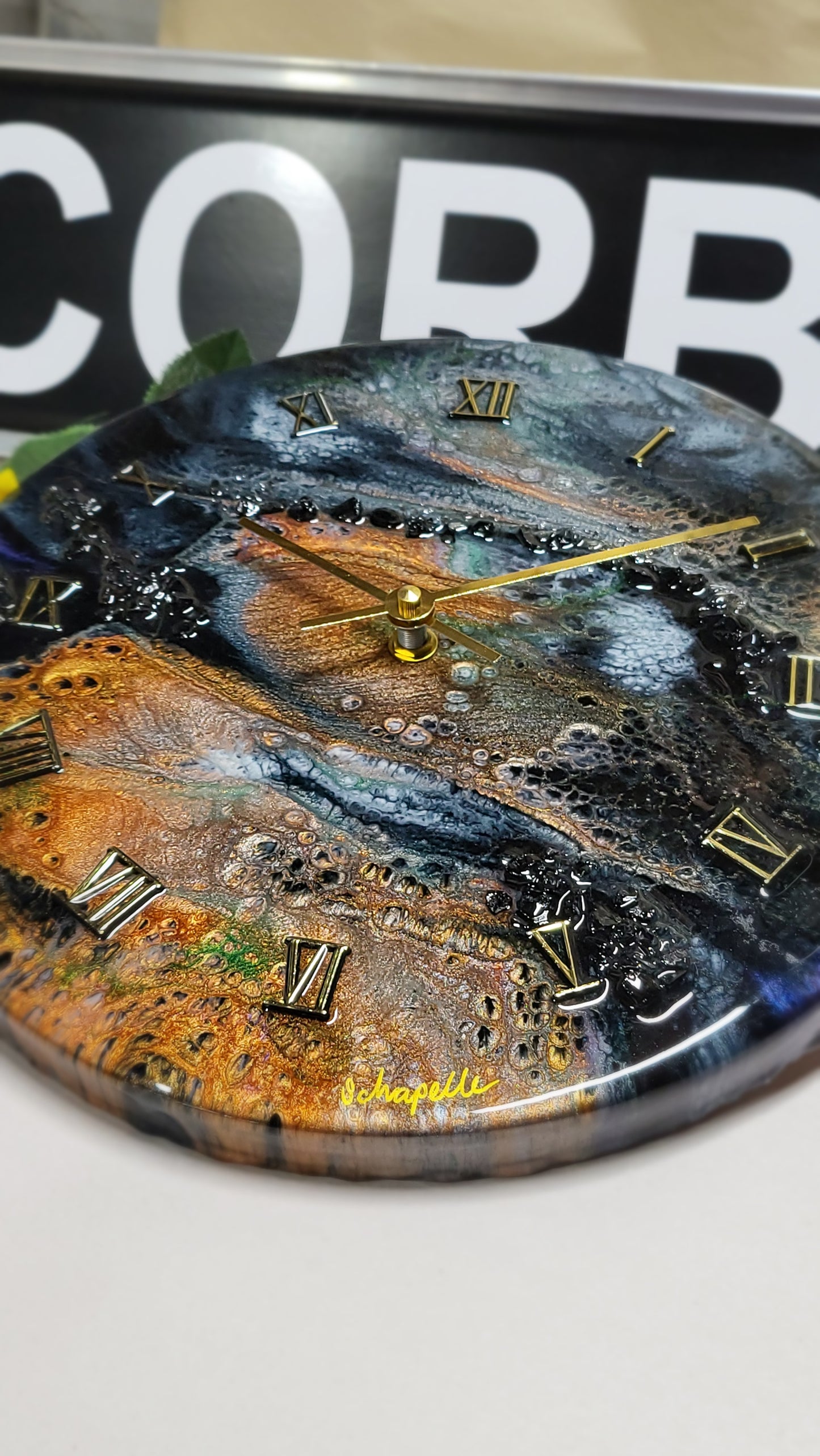 Epoxy Resin Wall Clock Regular (ab1739)