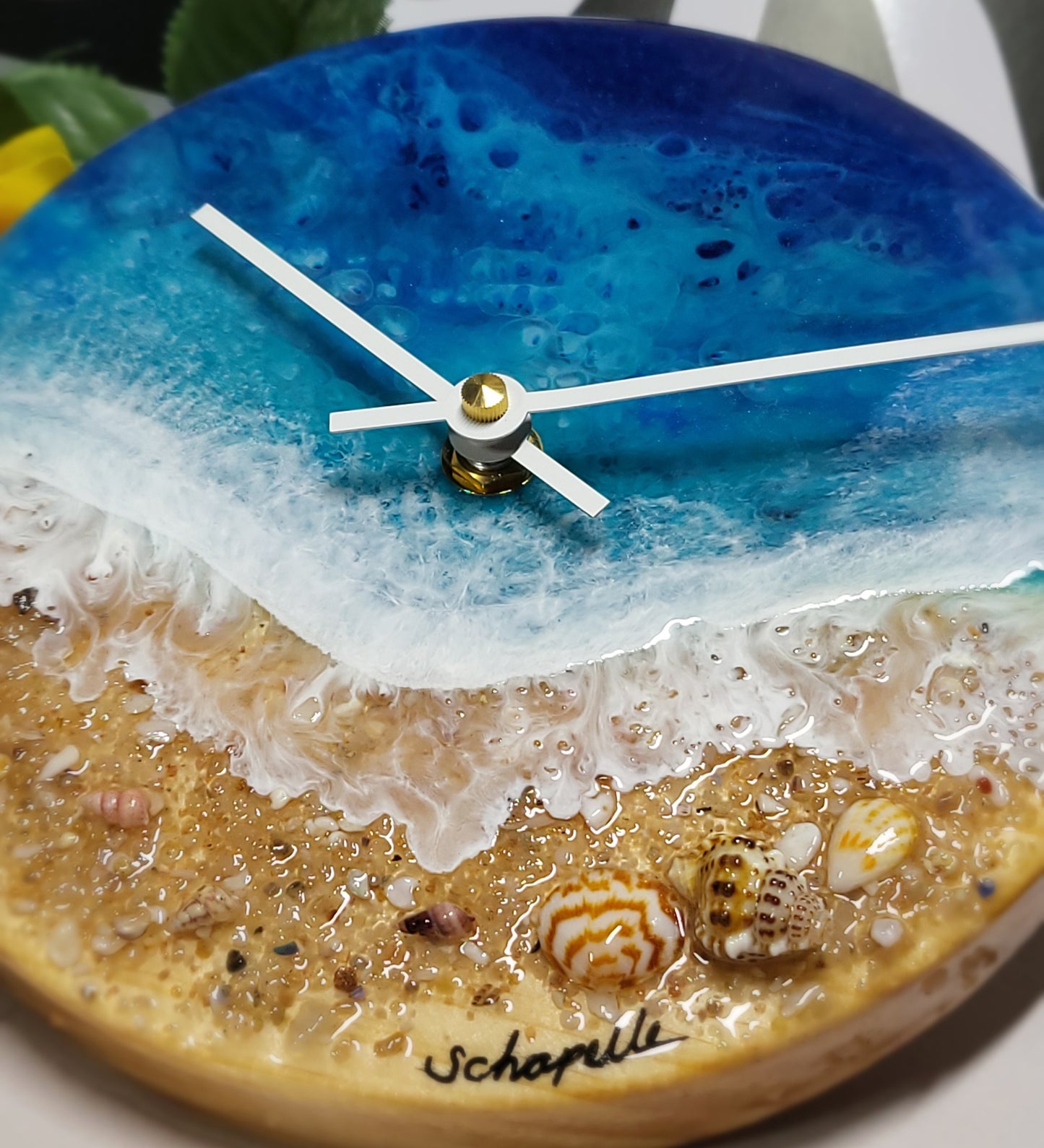 Epoxy Resin Wall Clock Small (ab1733)