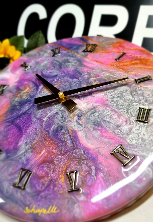 Epoxy Resin Wall Clock Regular (ab1586)