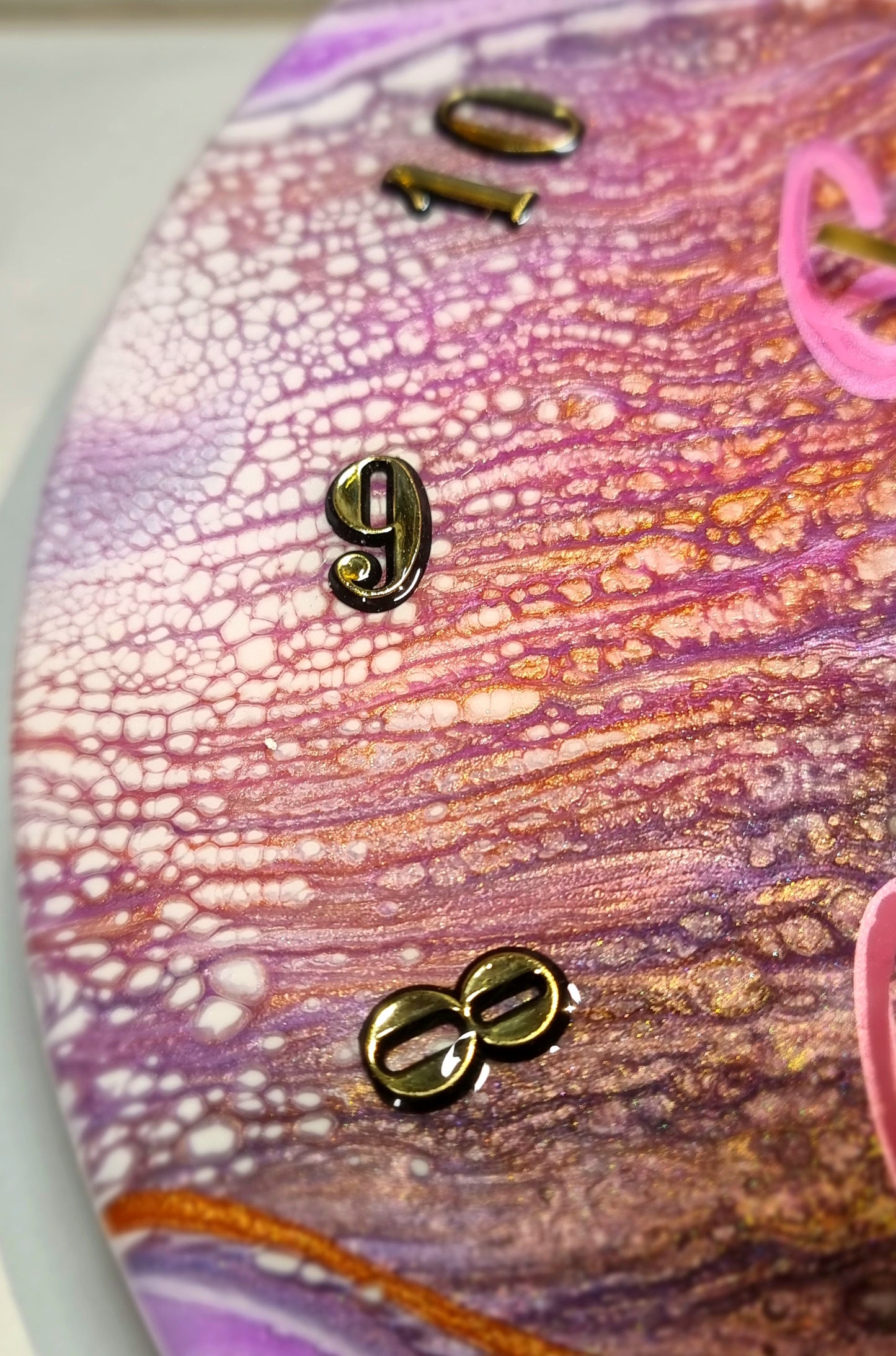 Epoxy Resin Wall Clock Regular (ab1660)