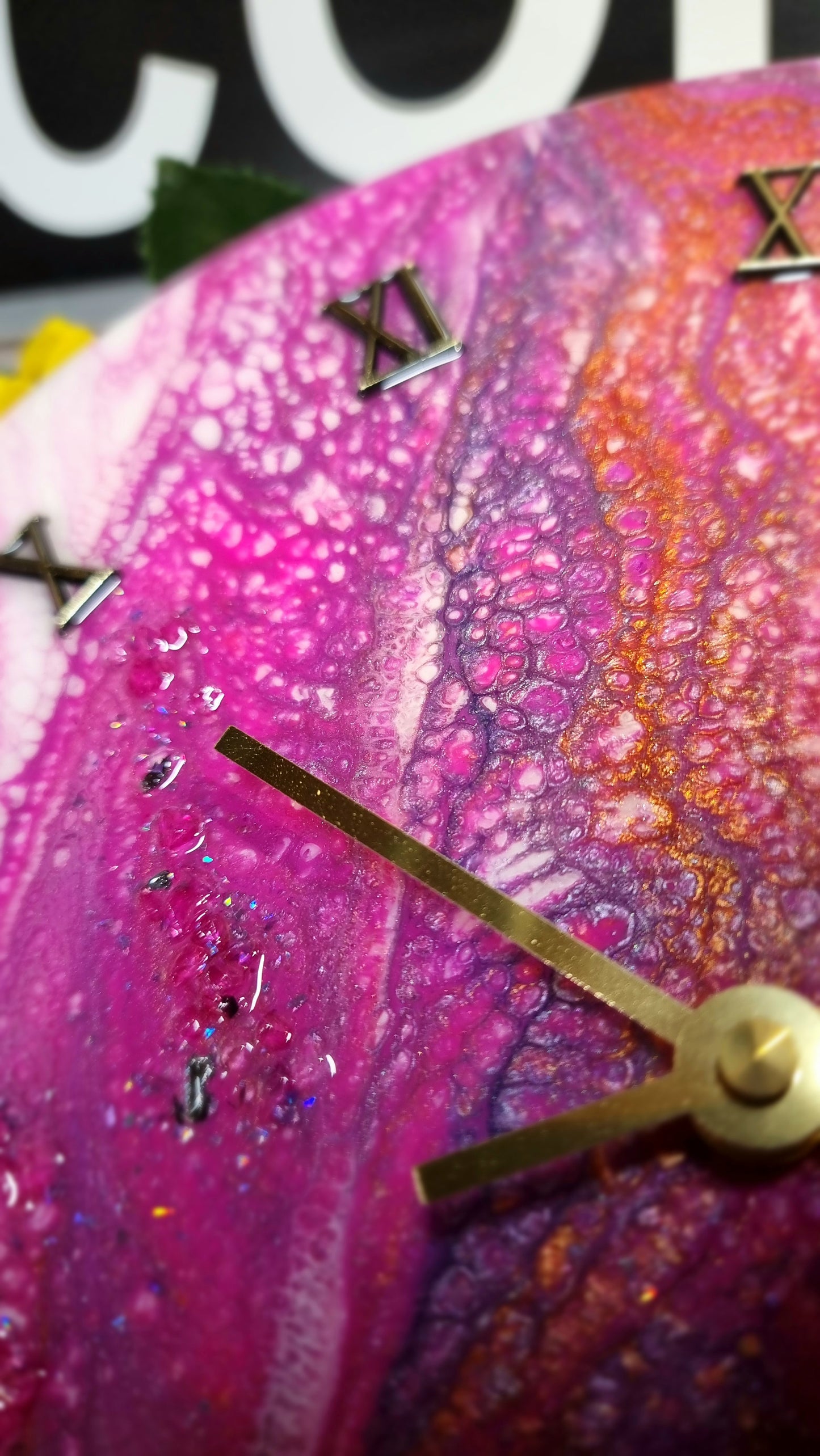 Epoxy Resin Wall Clock Regular (ab1659)