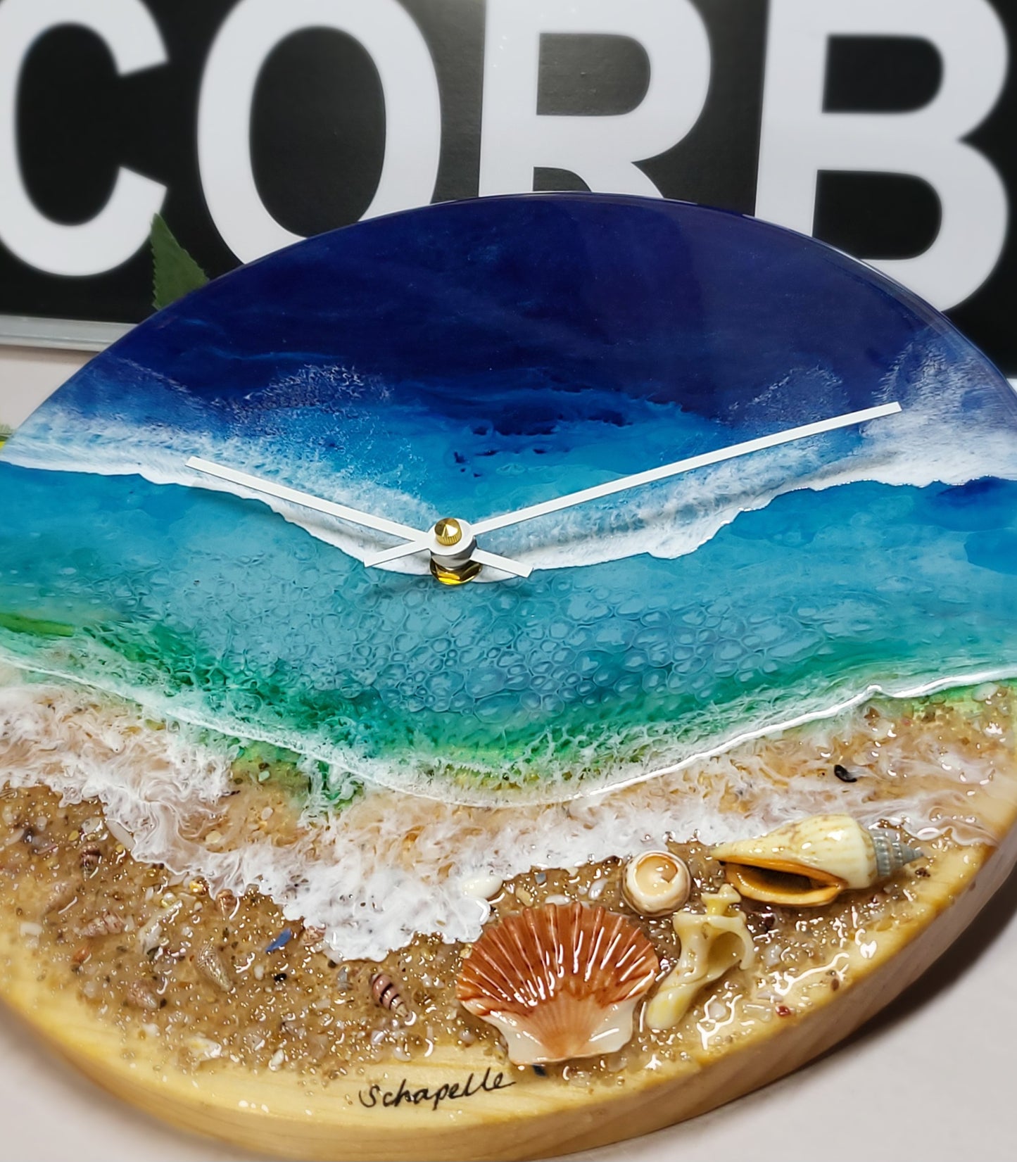 Epoxy Resin Wall Clock Regular (ab1762)