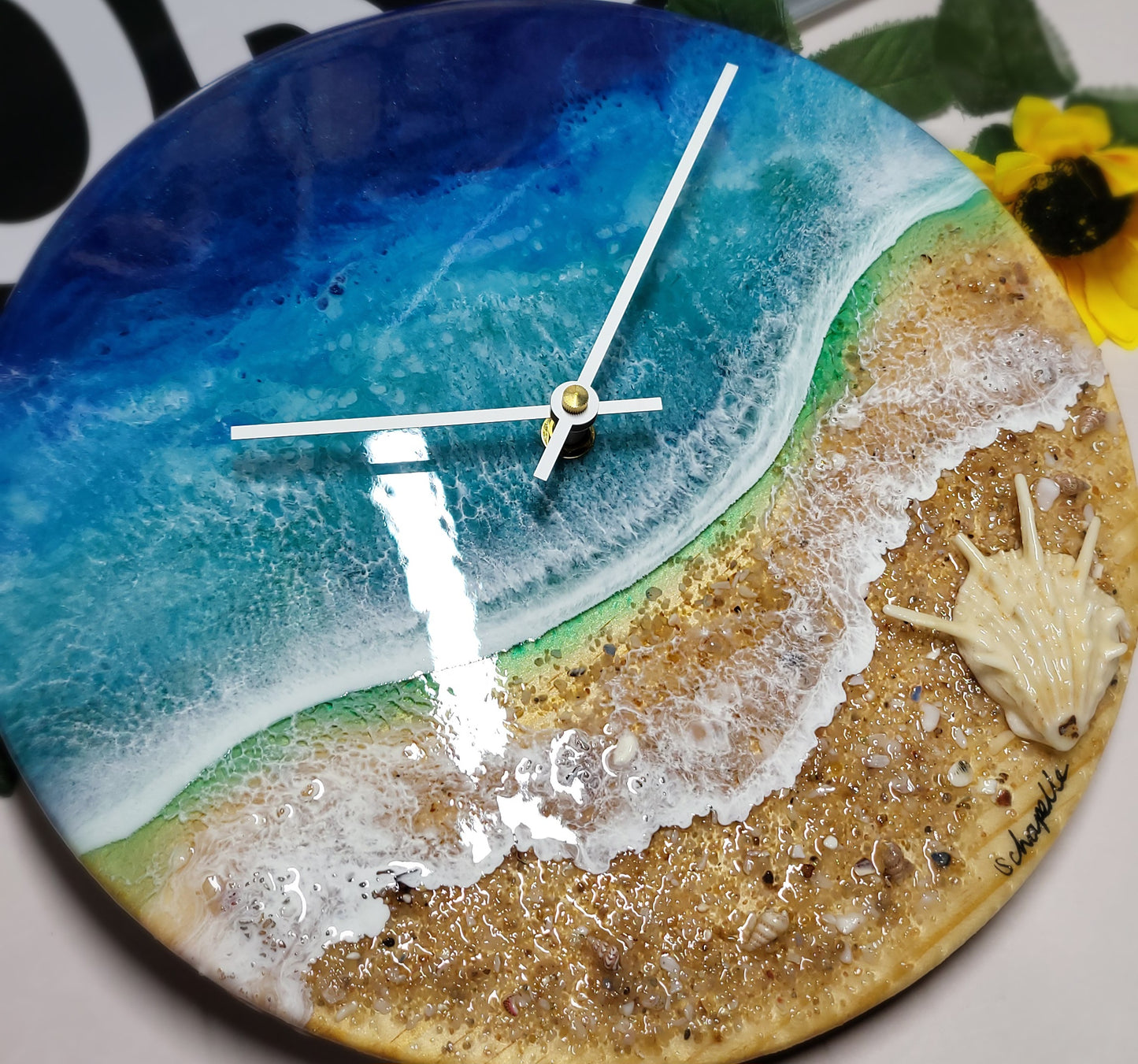 Epoxy Resin Wall Clock Regular (ab1740)