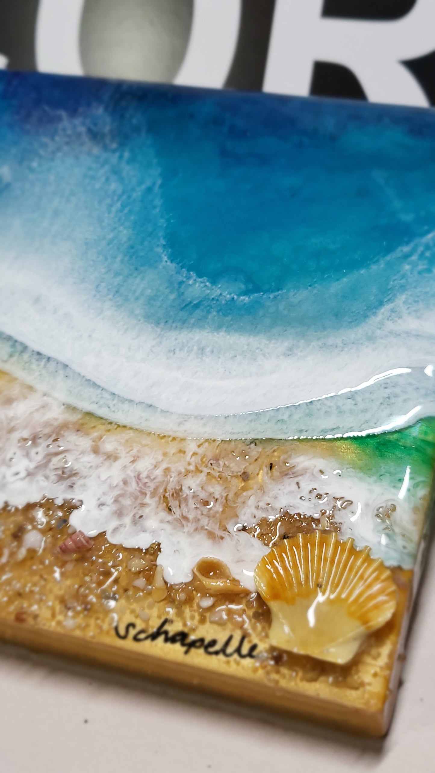Epoxy Resin Ocean Wall Art
