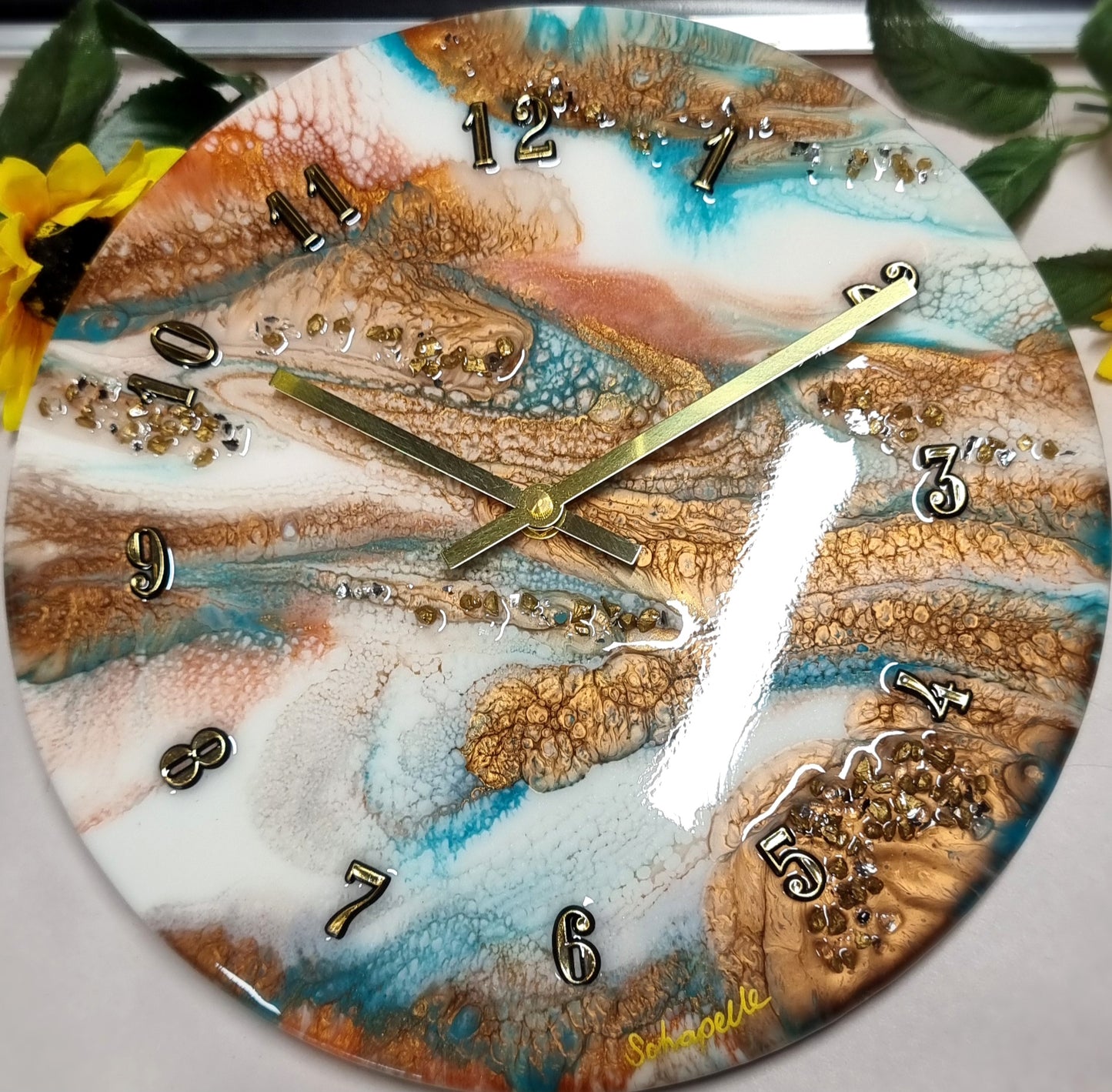 Epoxy Resin Wall Clock Regular (ab1662)