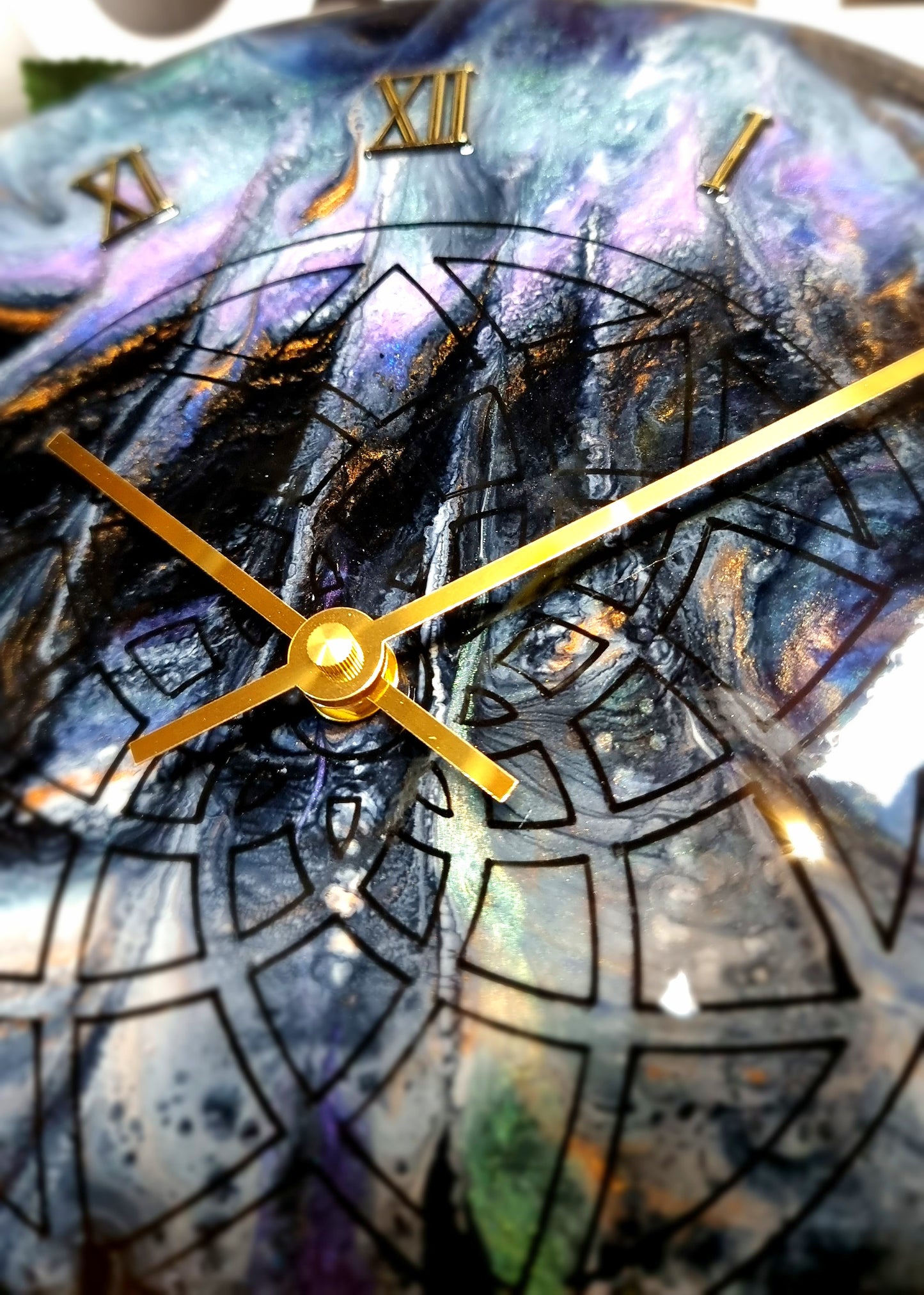 Epoxy Resin Wall Clock Regular (ab1555)
