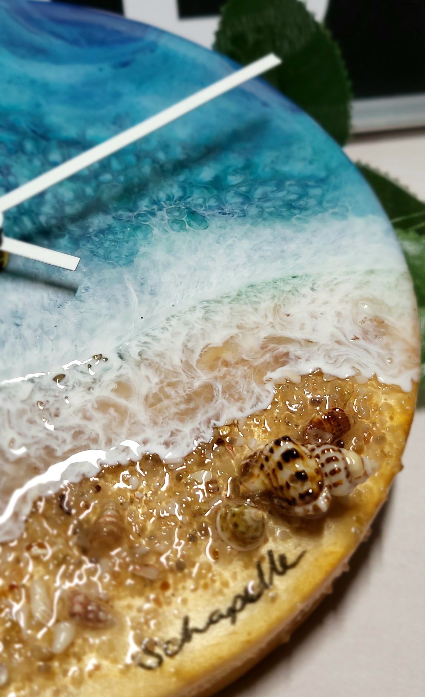 Epoxy Resin Wall Clock Small (ab1711)