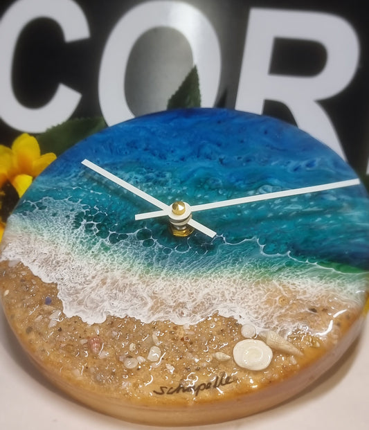 Epoxy Resin Wall Clock Small (ab1697)
