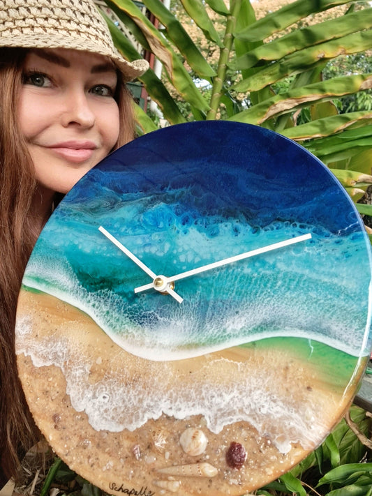 Epoxy Resin Wall Clock Regular (ab1694)