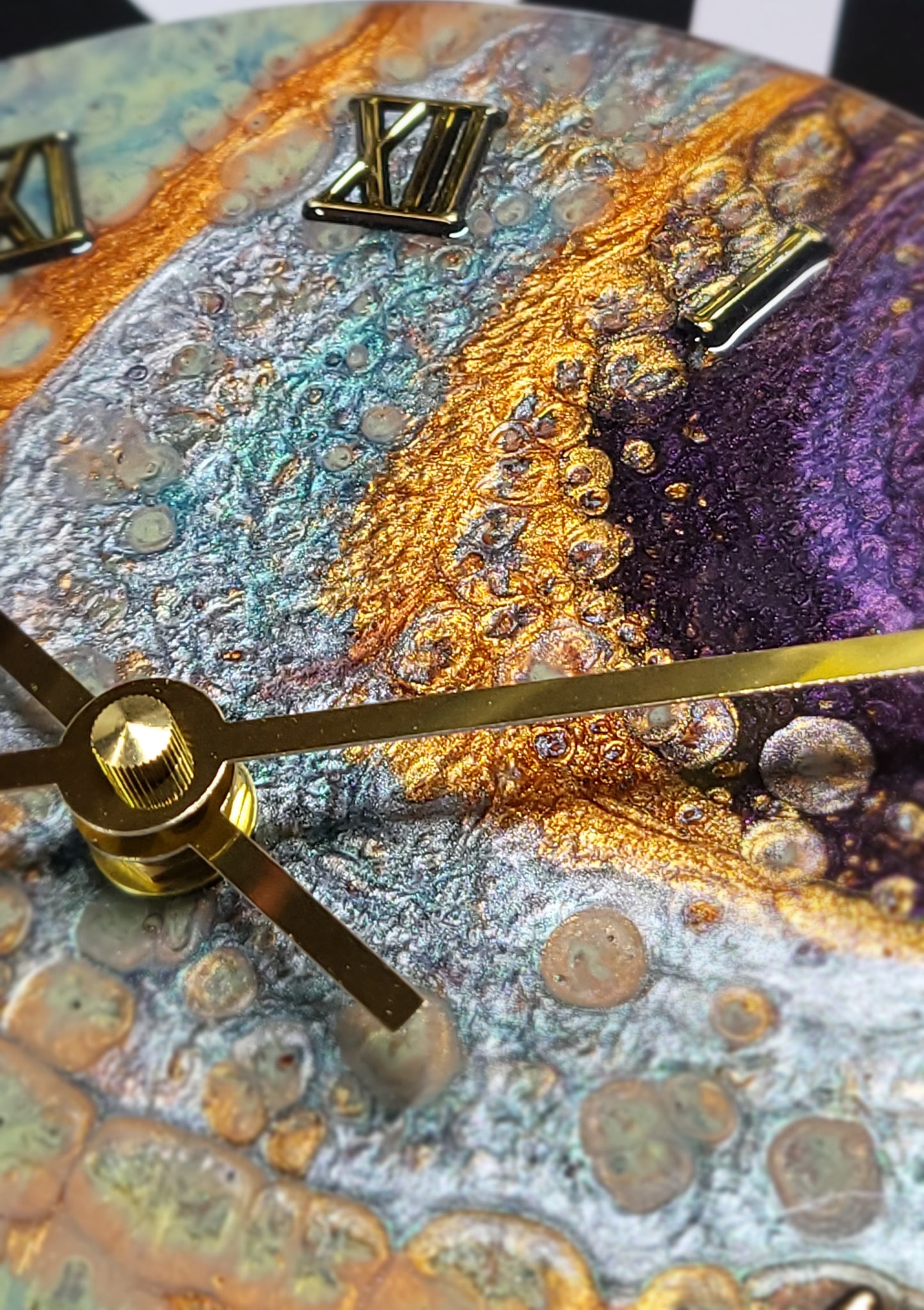 Epoxy Resin Wall Clock Small (ab1744)