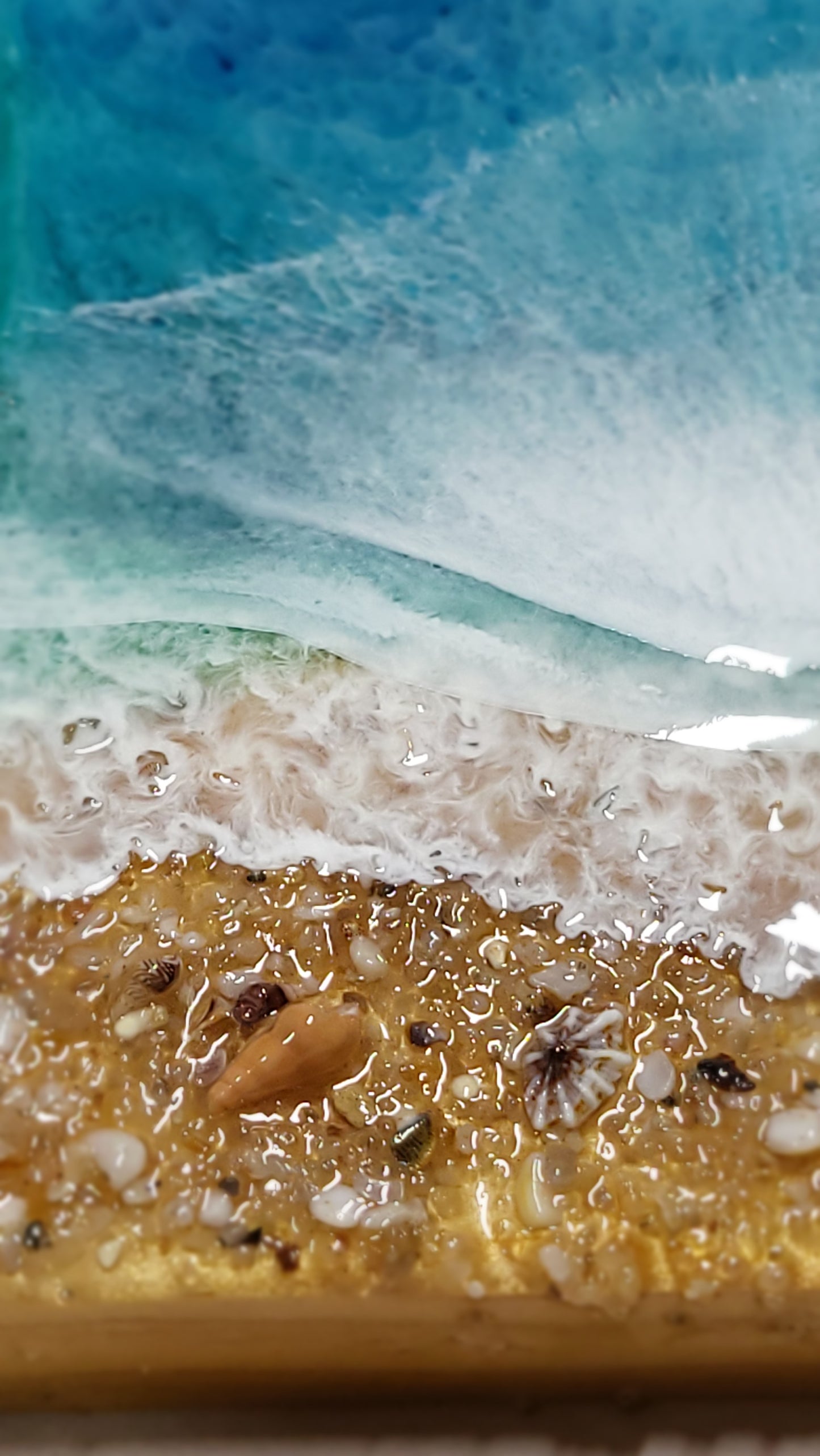 Epoxy Resin Ocean Wall Art (ab1715)