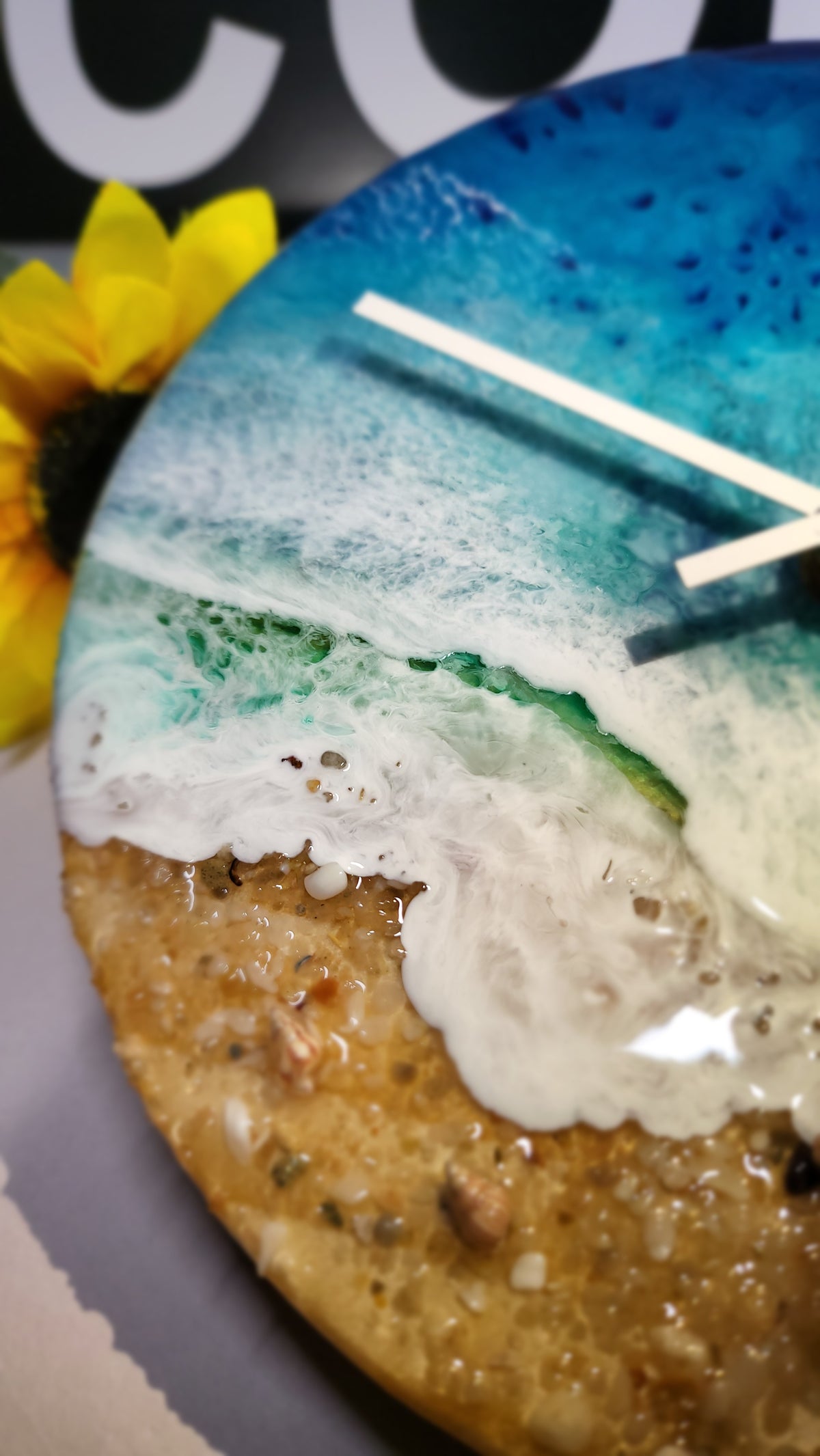 Epoxy Resin Wall Clock Small (ab1785)