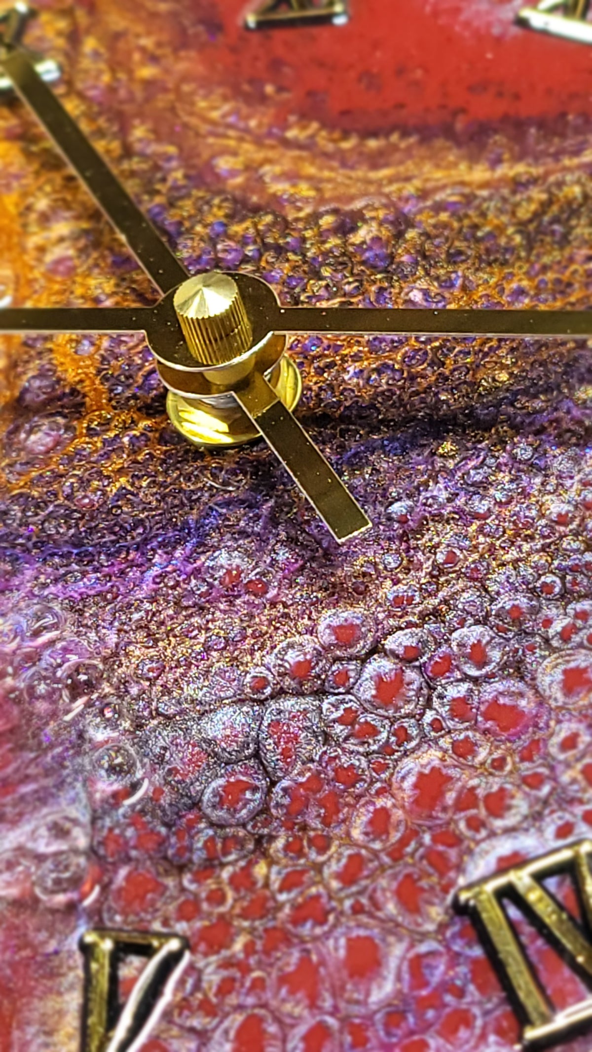 Epoxy Resin Wall Clock Small (ab1798)