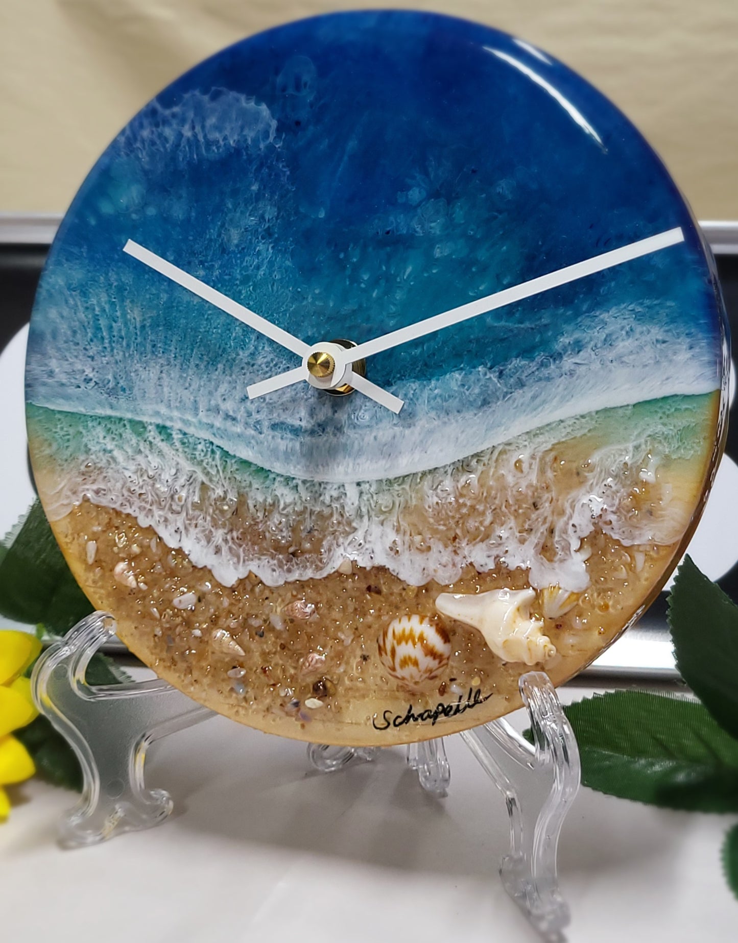 Epoxy Resin Wall Clock Small (ab1737)