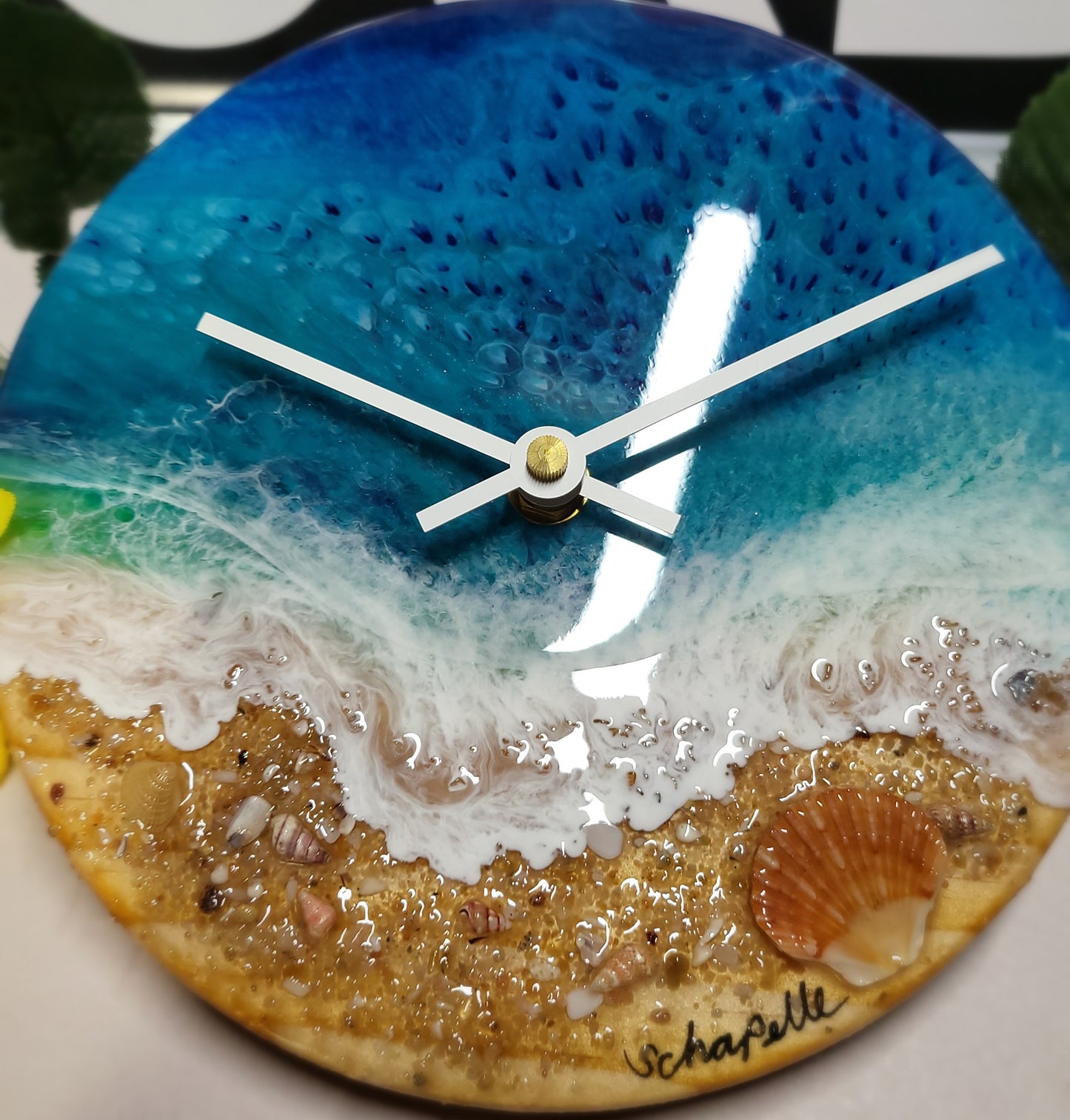 Epoxy Resin Wall Clock Small (ab1773)