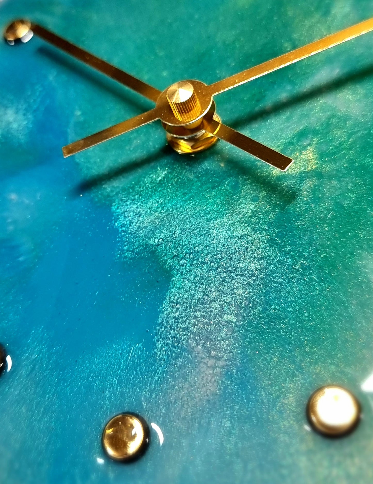 Epoxy Resin Wall Clock Small (ab1514)