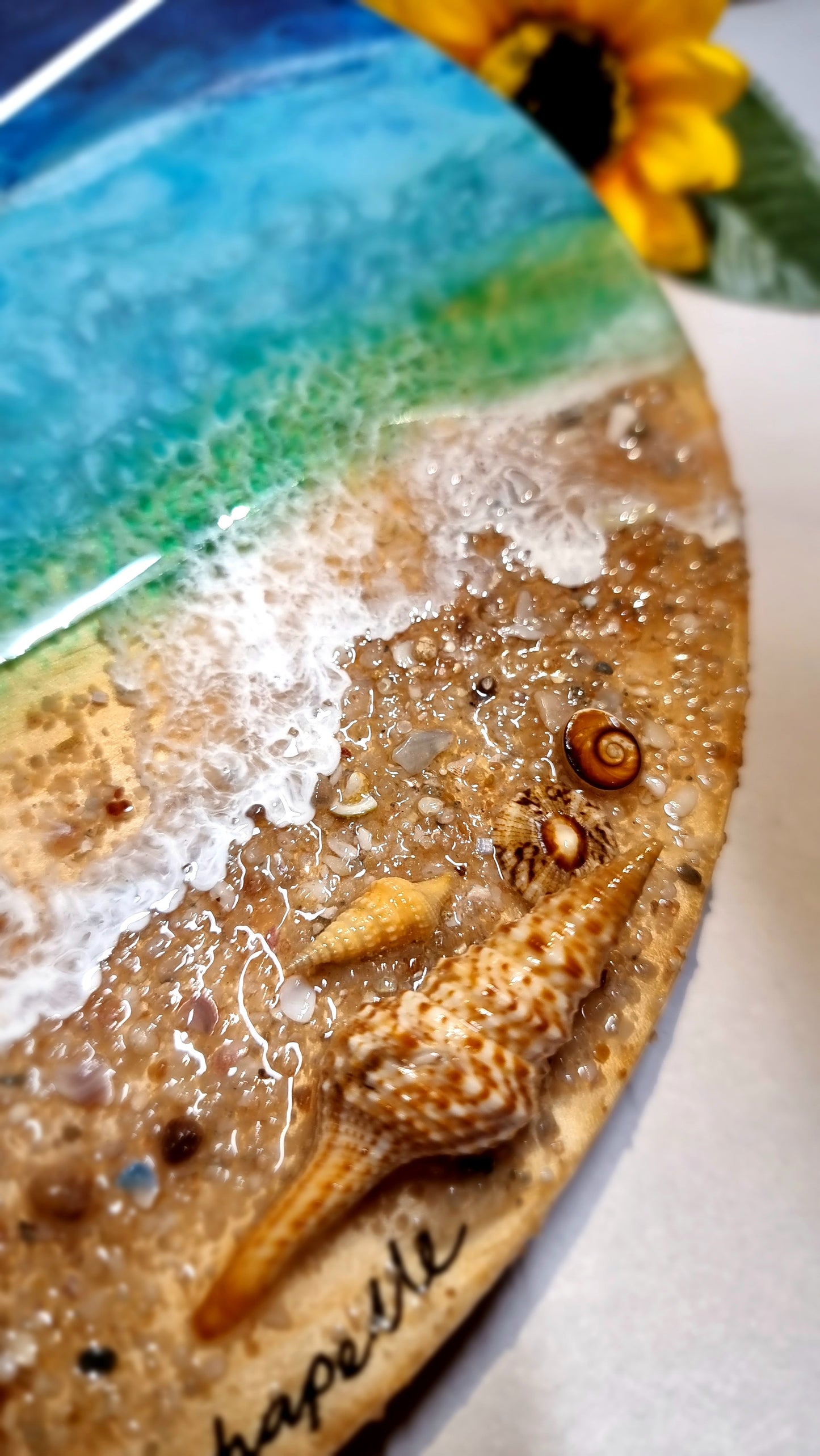 Epoxy Resin Wall Clock Regular (ab1622)