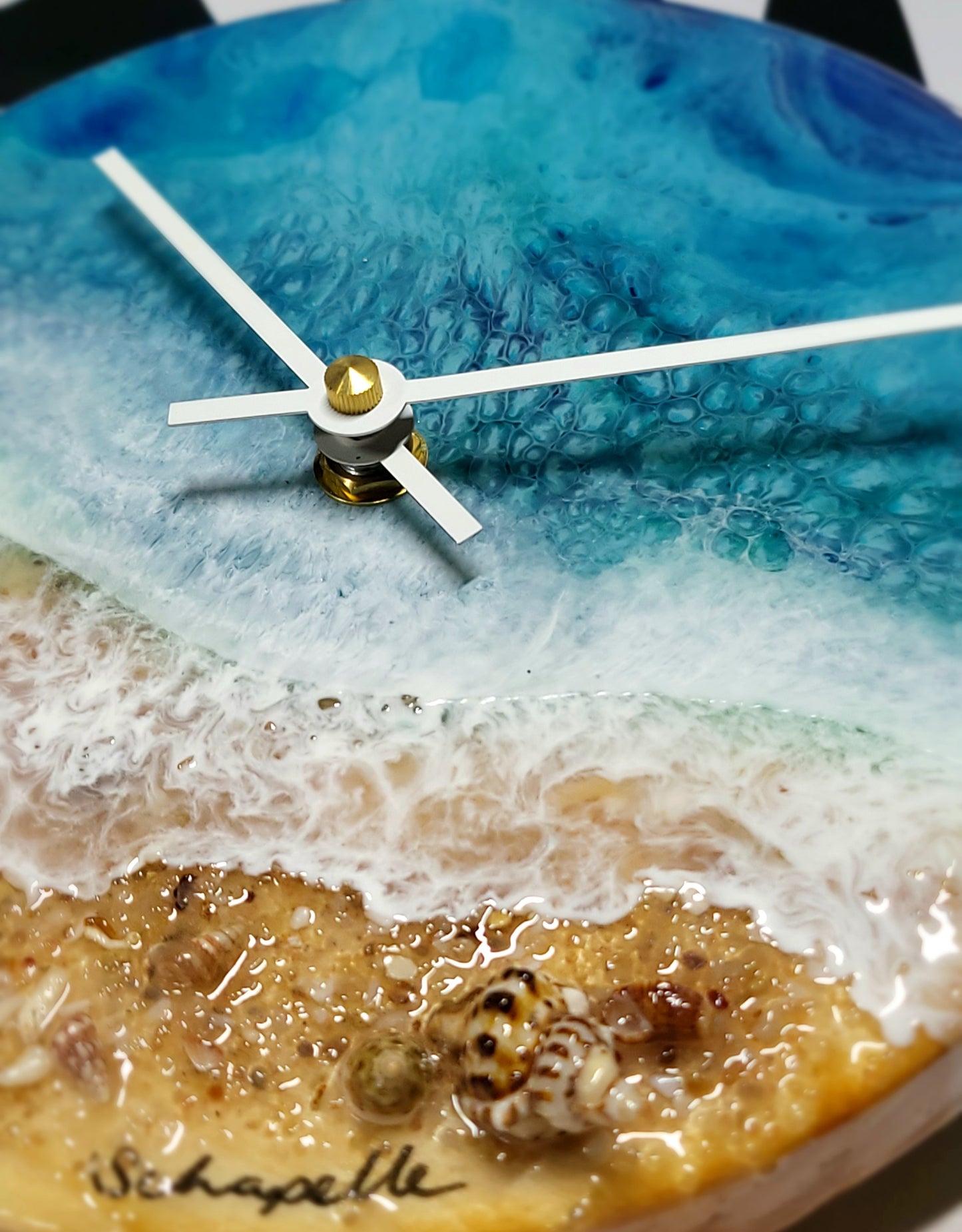 Epoxy Resin Wall Clock Small (ab1711)