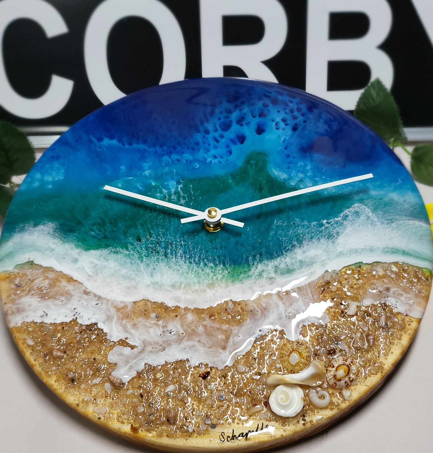 Epoxy Resin Wall Clock Regular (ab1741)
