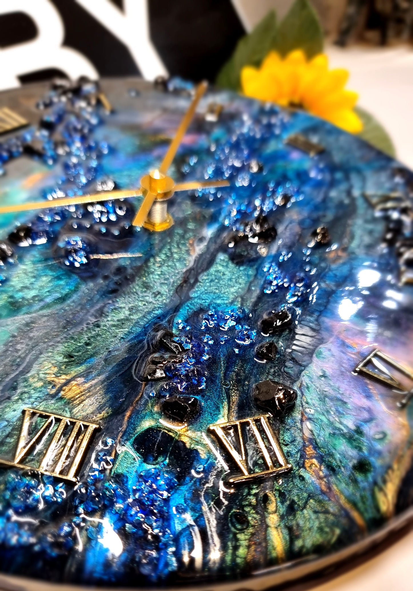 Epoxy Resin Wall Clock Regular (ab1629)