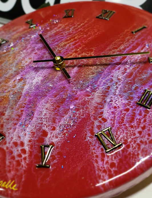 Epoxy Resin Wall Clock Regular (ab1724)