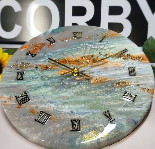 Epoxy Resin Wall Clock Regular (ab1795)