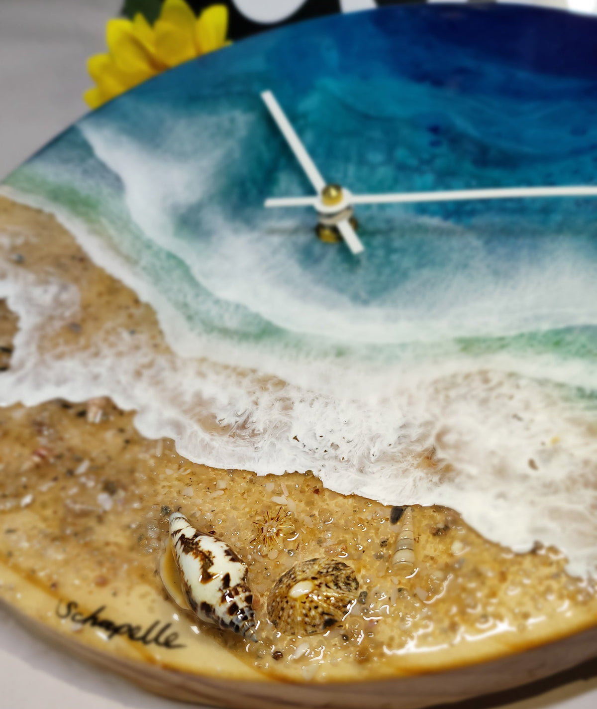 Epoxy Resin Wall Clock Regular (ab1784)