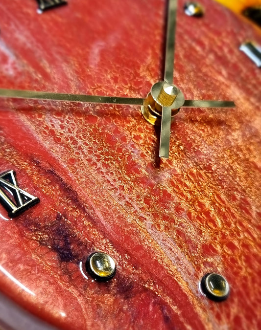 Epoxy Resin Wall Clock Small (ab1512)