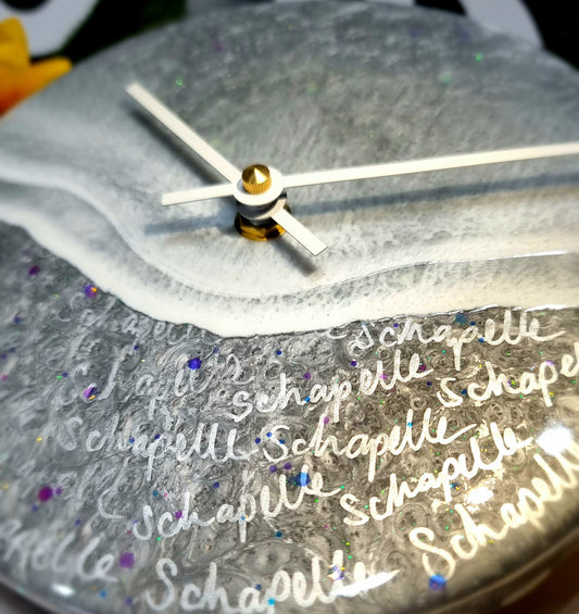 Epoxy Resin Wall Clock Small (ab1500)