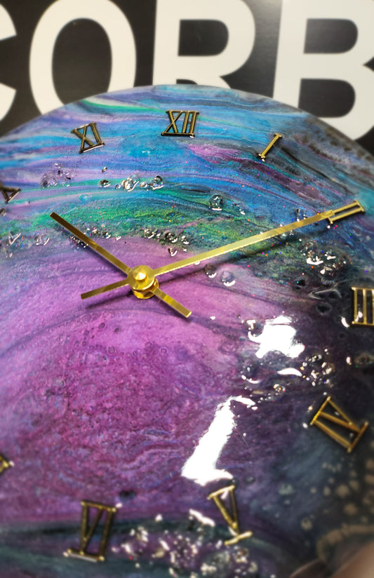 Epoxy Resin Wall Clock Regular (ab1775)