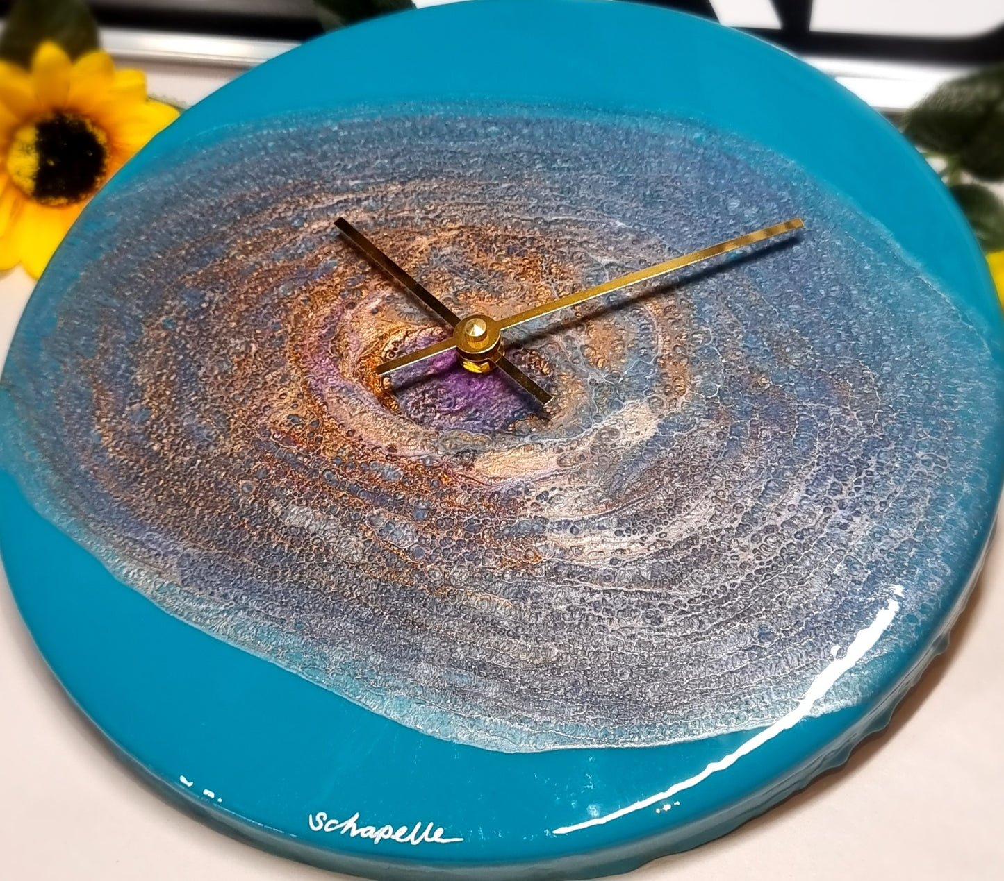 Epoxy Resin Wall Clock Regular (ab1560)