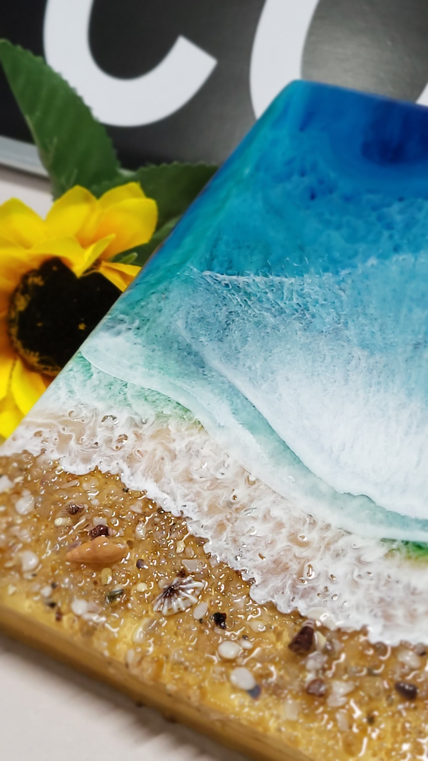 Epoxy Resin Ocean Wall Art (ab1715)